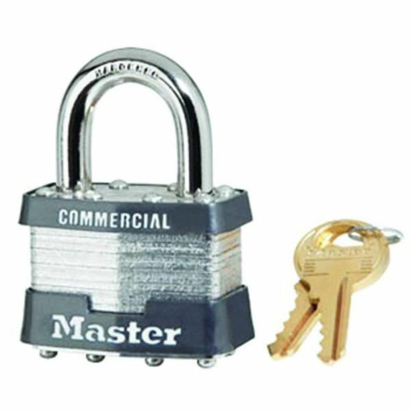 #1 1-3/4 In. Keyed Alike Laminated Steel Padlock W/ 2001 Keyway