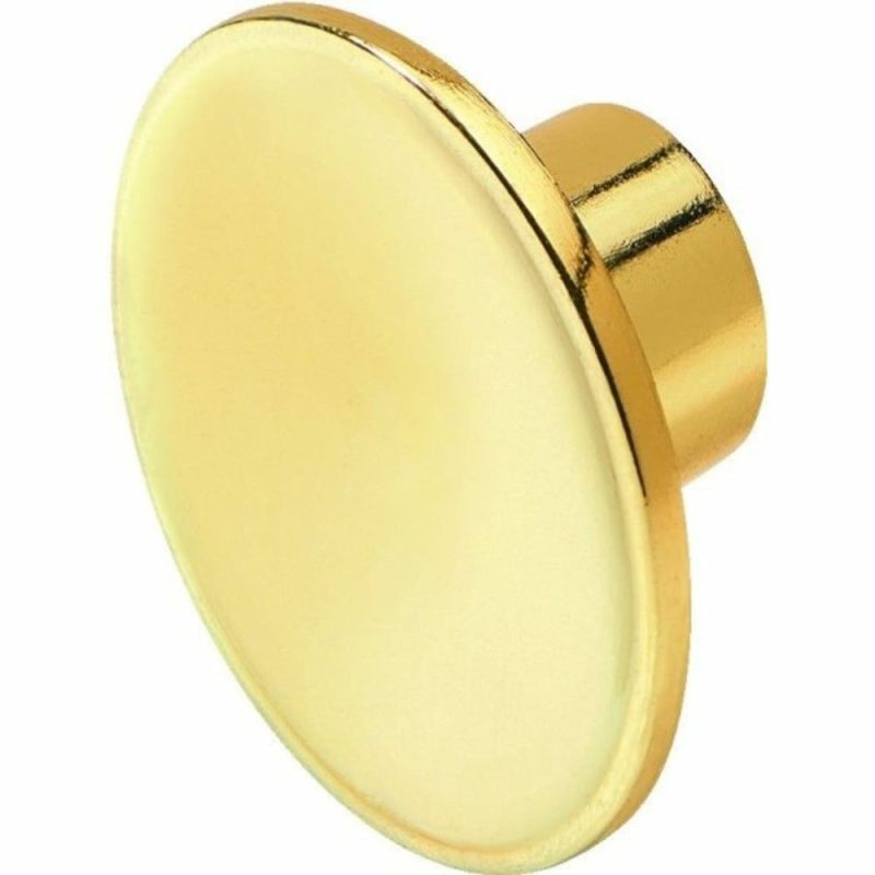 1-1/2″ Bi-Fold Door Knob Brass, Package Of 5