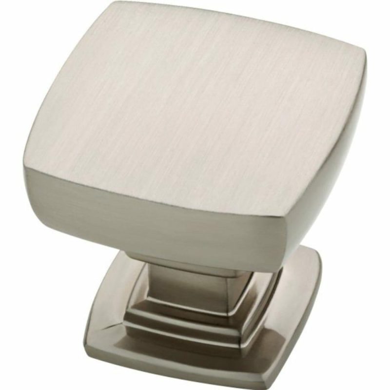 1-1/8″ Webber Knob, Satin Nickel, Package Of 10