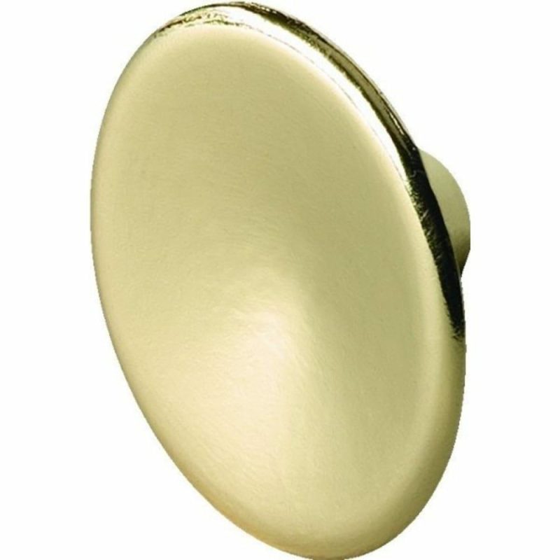 1-3/4″ Bi-Fold Door Knob Polished Brass, Package Of 5