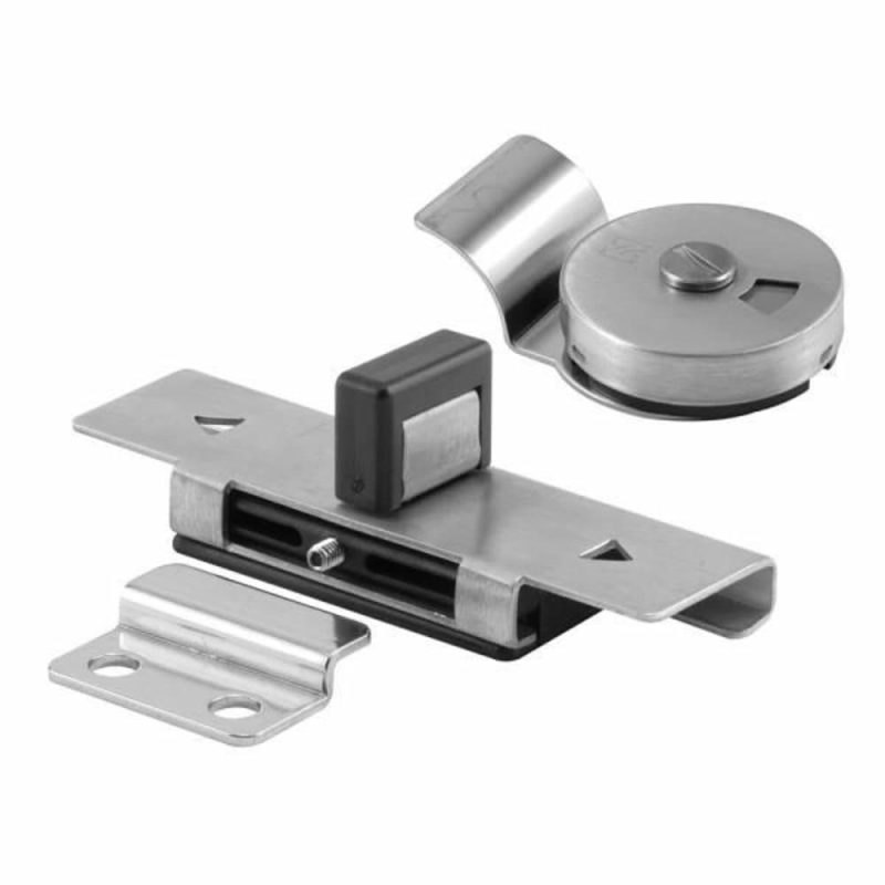 1-3/8 In. Stainless Steel Inswing Doors Slide Latch W/ And Pull