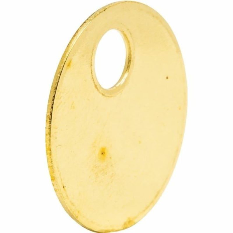 1″ Diameter Brass Tags Package Of 10