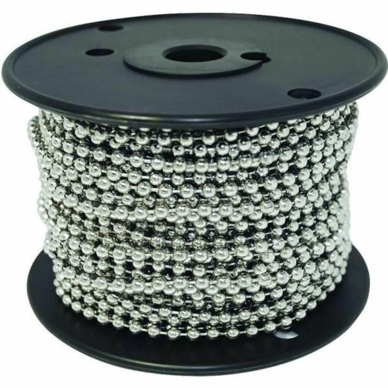 #10 Bead Chain 100′ Np Brass