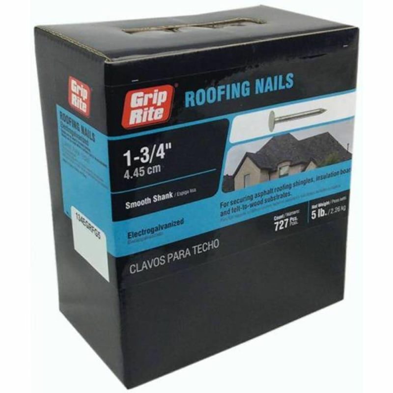 #11 X 1-3/4 In. Electro-Galvanized Steel Roofing Nails