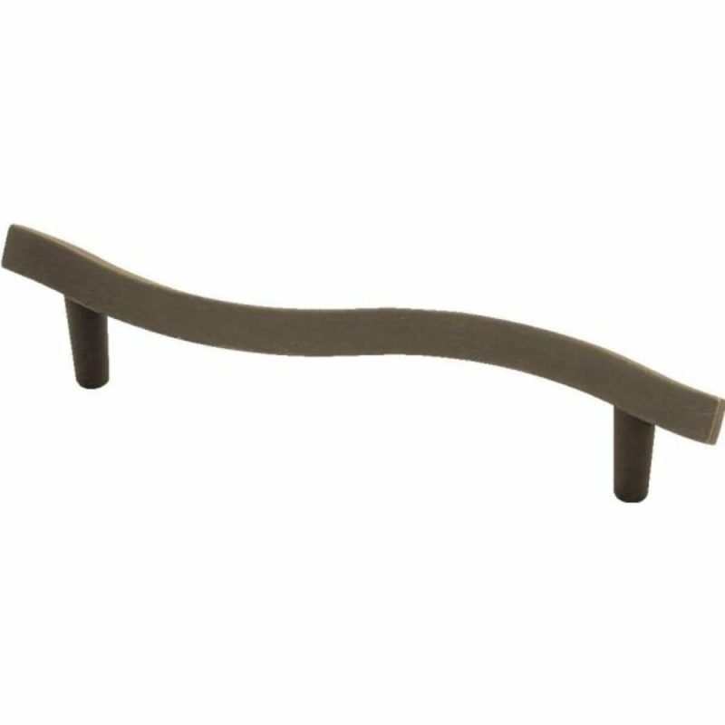 128mm Angular Pull Distressed Oil-Rubbed Bronze, Package Of 25