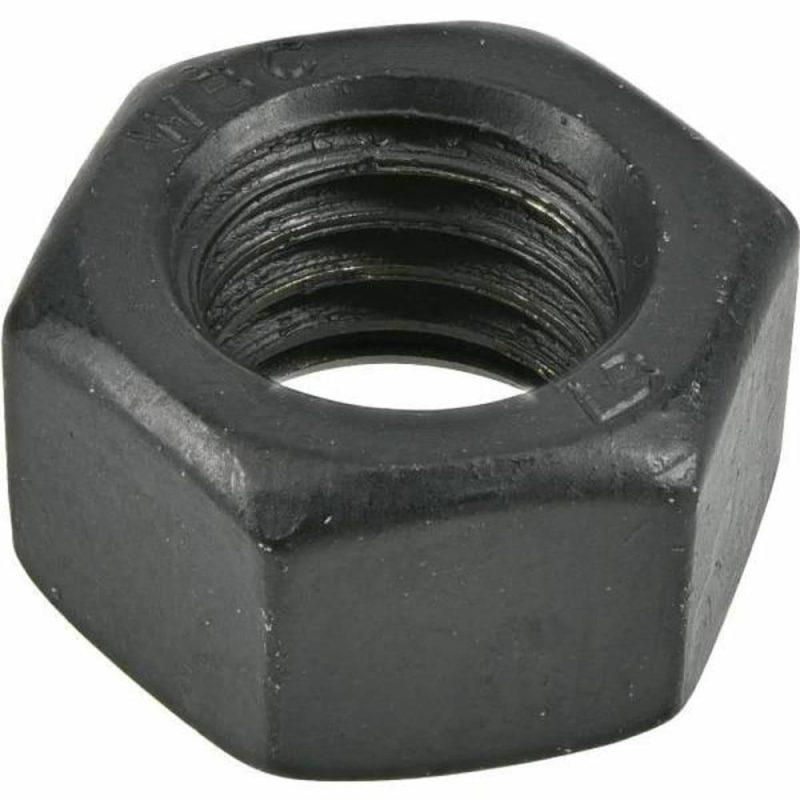 1/4 In.-20 Black Exterior Hex Nuts Package Of 50