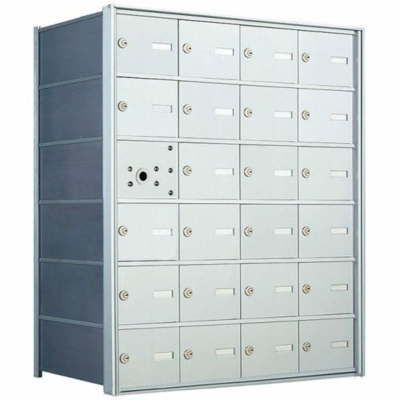 1400 Horizontal Mailbox -23 Compartments, Aluminum