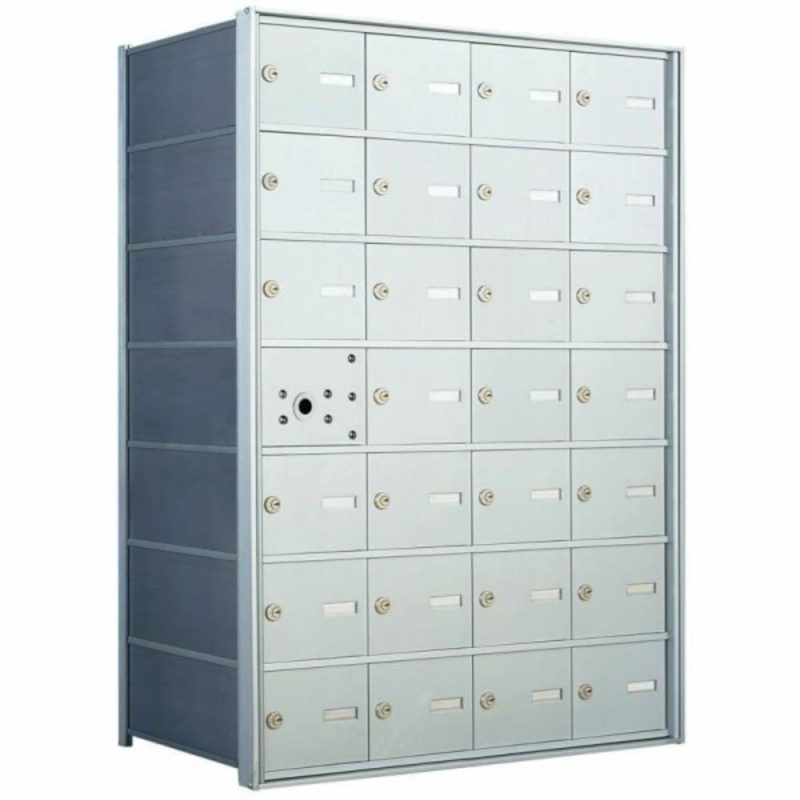 1400 Horizontal Mailbox -27 Compartments, Aluminum