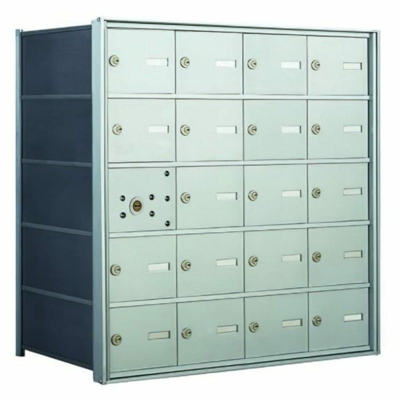 1400 Series Horizontal Front Load Mailbox 1 Master Door, 19 Mailboxes