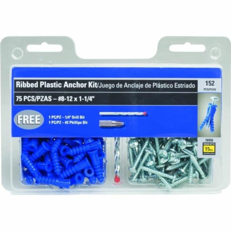 152-Piece Plastic Anchor Kit