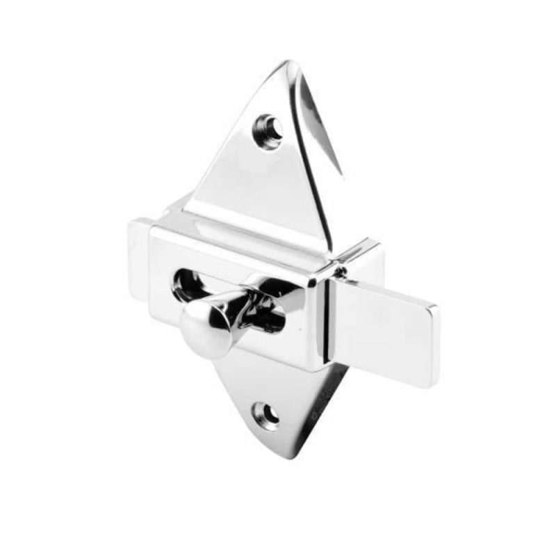 2-3/4 In. Hole Center Spacing Die Zamak Construction Chrome  Slide Latch