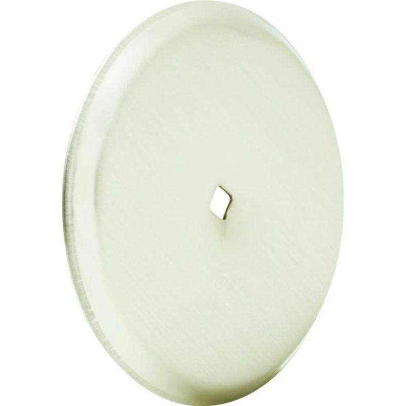 2-3/4″ Satin Nickel Door Knob Backplate, Package Of 5