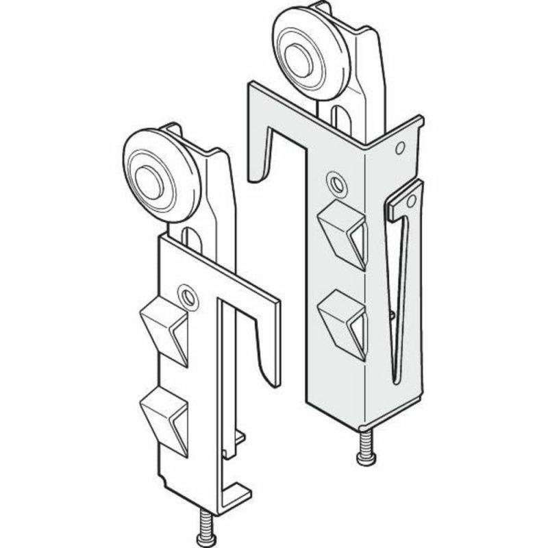 2-3/4″l Top Acme Wardrobe Roller Package Of 2