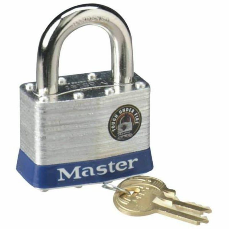 2 In. W Laminated Steel Pin Tumbler Padlock