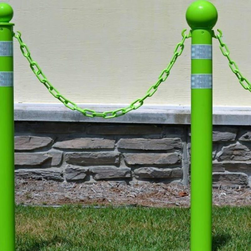 2 Inchx 25 Feet Safety Green Heavy Duty Plastic Barrier Chain