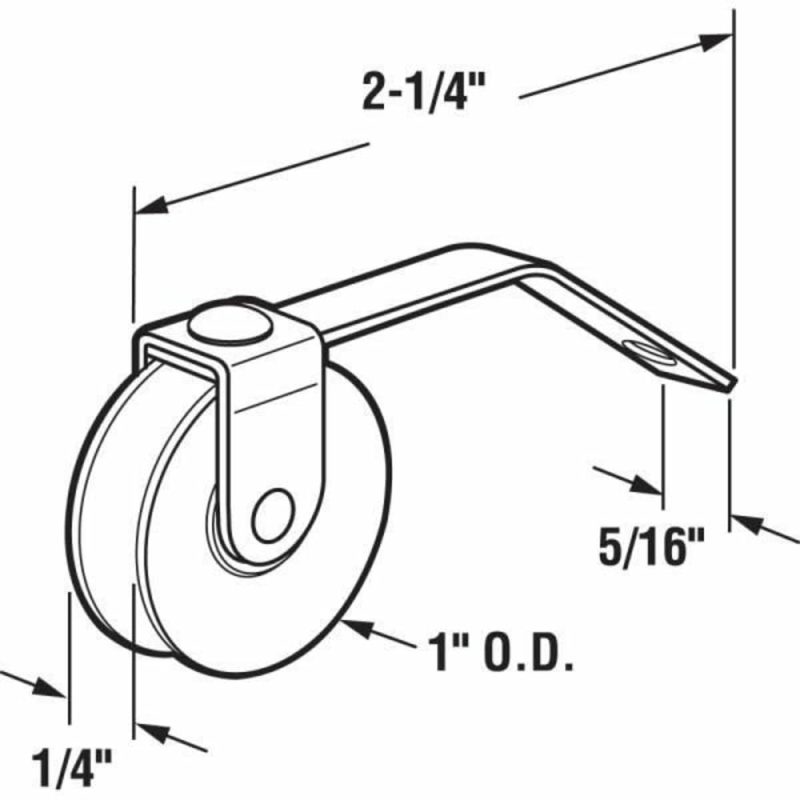 2-. Screen Dr Tension Spring Roller, Package Of 2