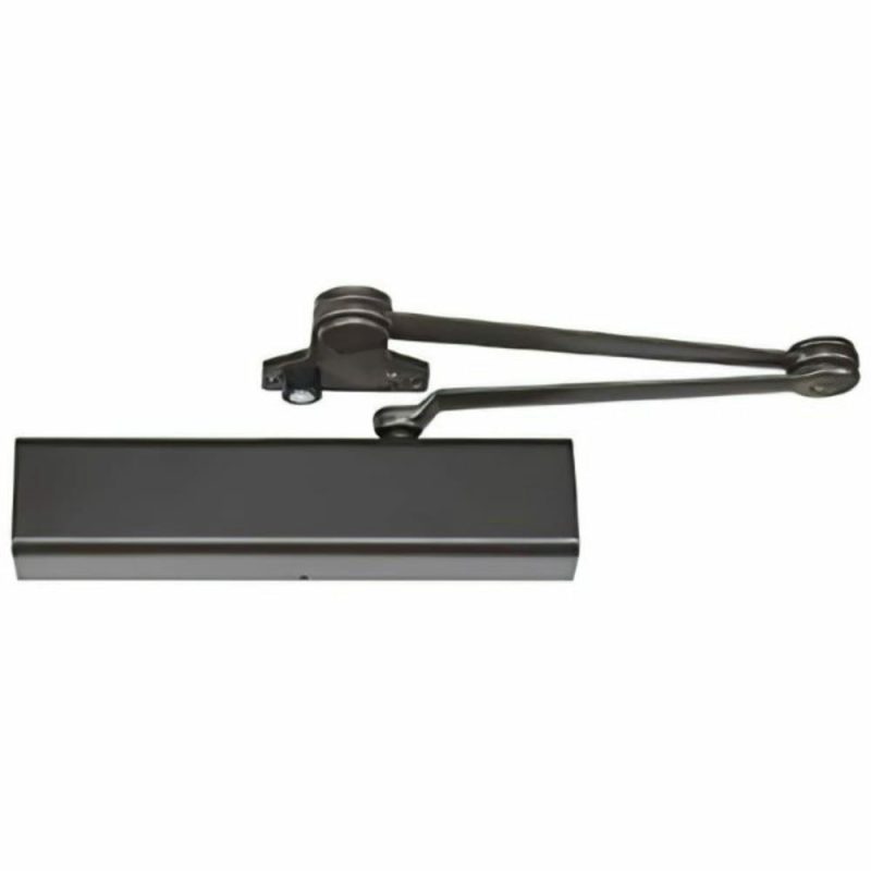 210 Series Door Closer, Aluminum Body, Adjustable Size 1-6, Dark Bronze