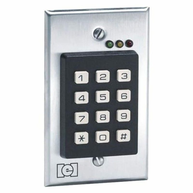 212i Indoor Flush-Mount Keypad Backlit Satin Stainless Steel