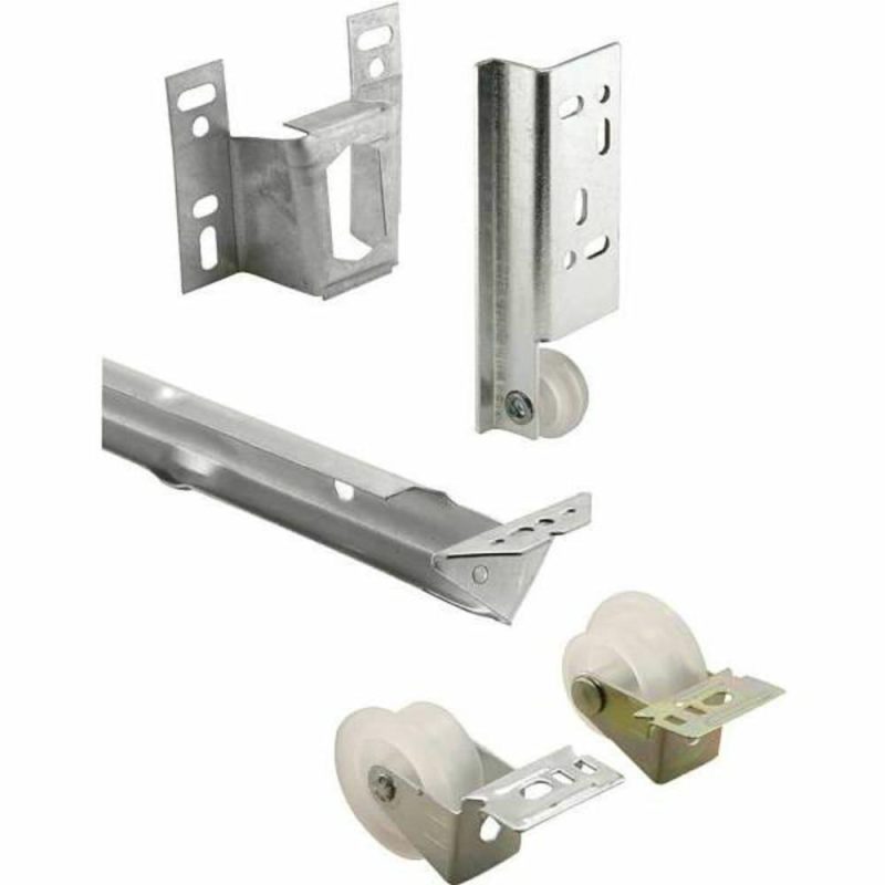 22-5/8 In Galvanized Steel Mono-Rail Drawer Track Guide Slide Kit