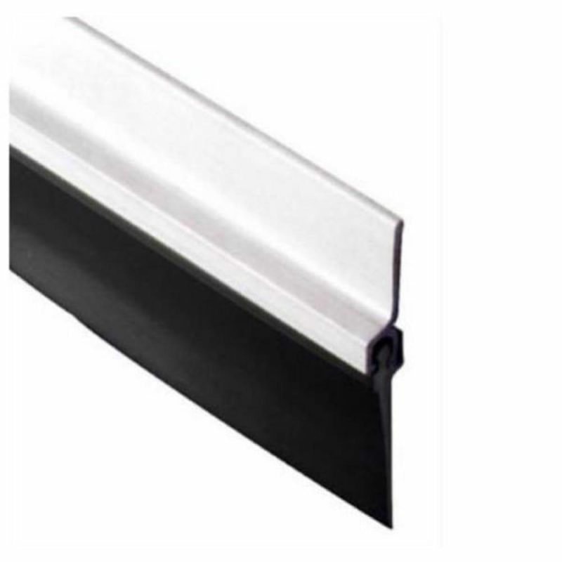 307av36 Door Bottom Sweep, 7/8 Gray Alum Channel, 1 Vinyl, 36 Long