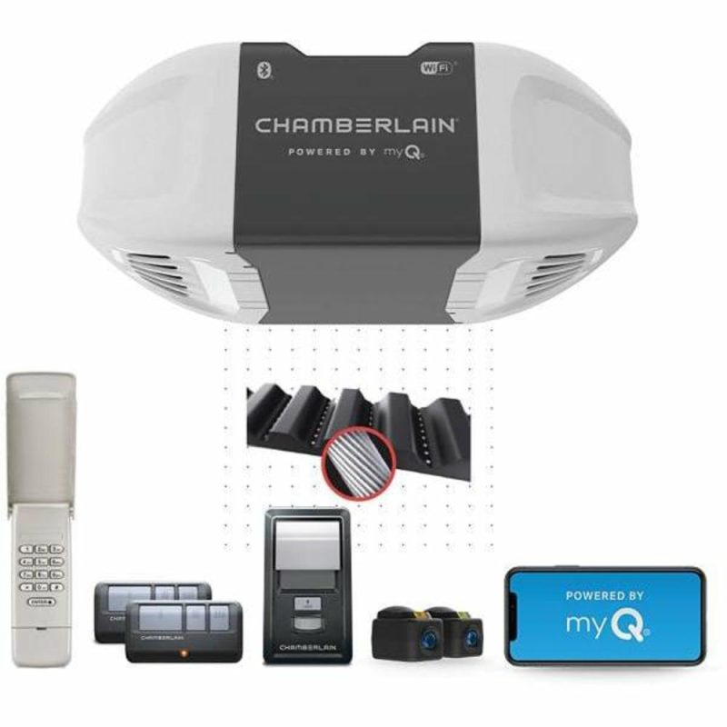 3/4 Hp Smart Quiet Belt Drive Garage Door Opener