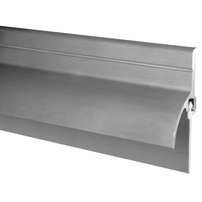 345anb36 Mill Aluminum Door Bottom Sweep With Rain Drip 3′