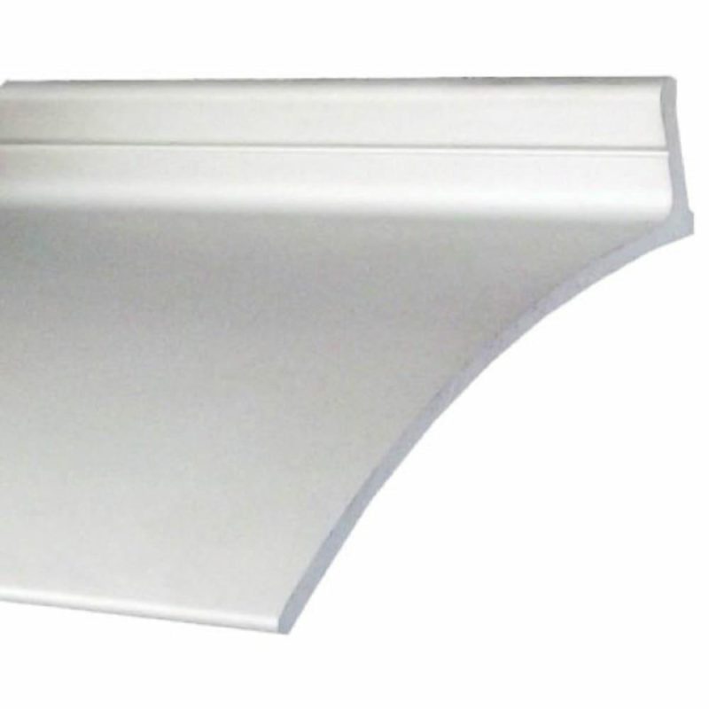 346c76 Clear Anodized Aluminum Door Top Weather-Strip