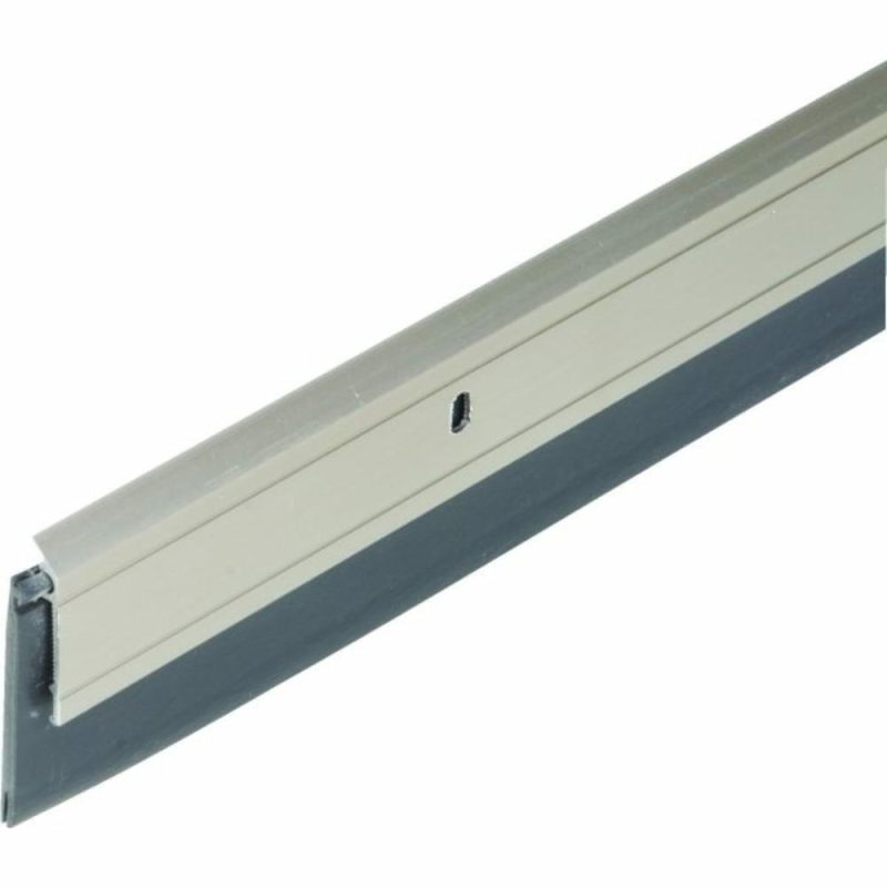 36″ Aluminum And Vinyl Door Sweep Satin Nickel