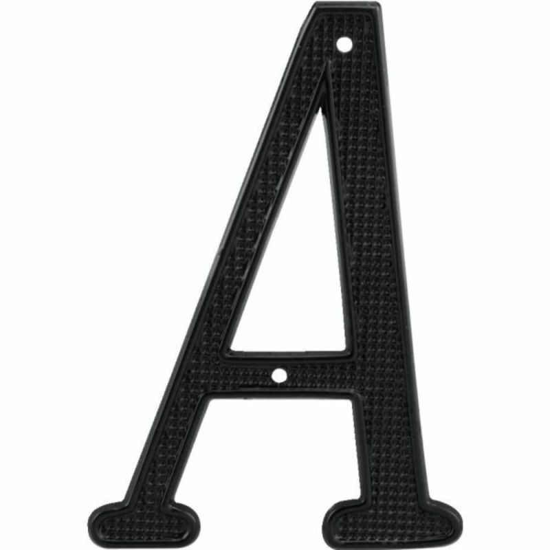 4″ Black Letter A, Package Of 2