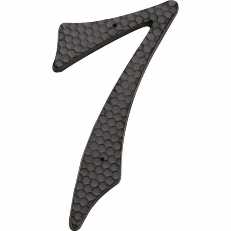 4″ Black Number 7, Package Of 2