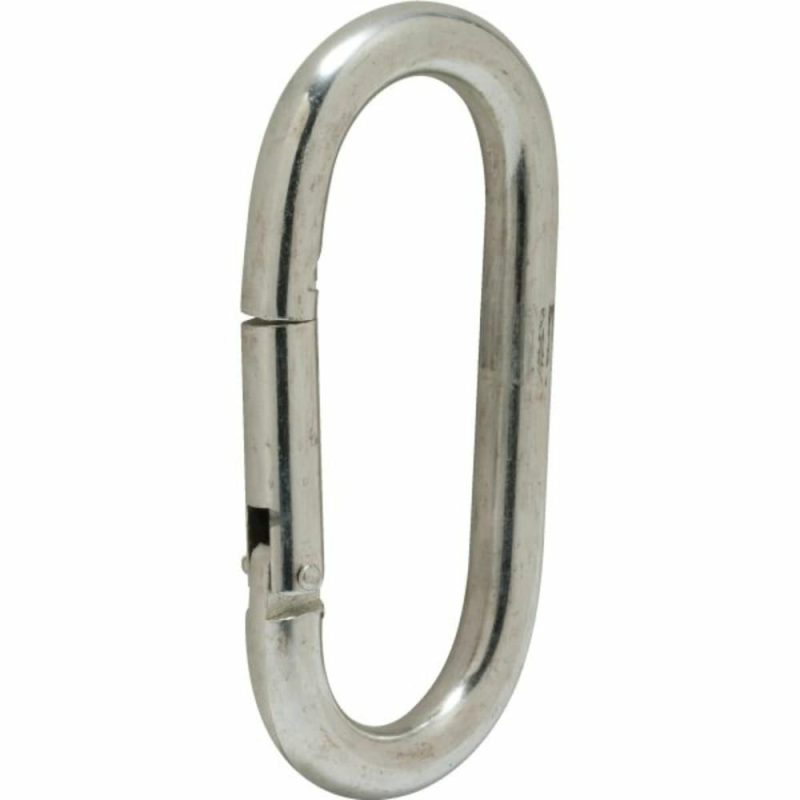 4″ Steel Oval Interlocking Snap Zinc Plated Steel, Package Of 2