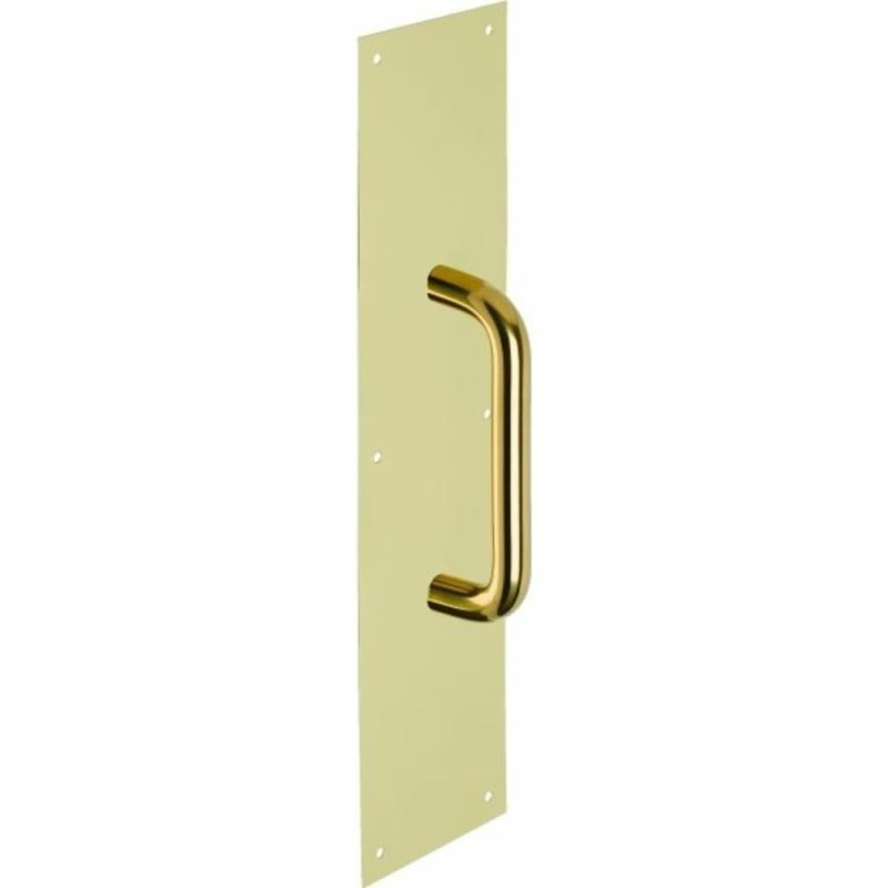 4 X 16 In Solid Brass Heavy-Duty Door Pull Plate