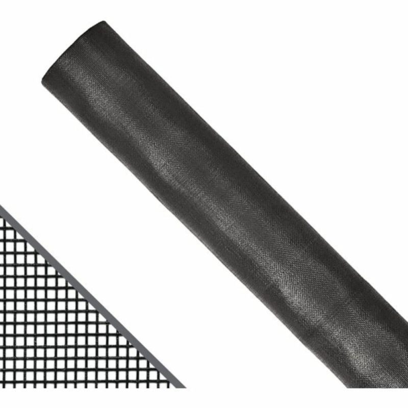 42 In. X 100 Ft. Charcoal Fiberglass Screen Roll For Windows And Door