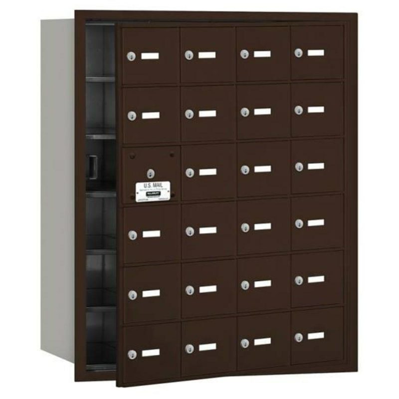 4b+ Horizontal Mailbox, 24 A Doors, 23 Usable, Bronze