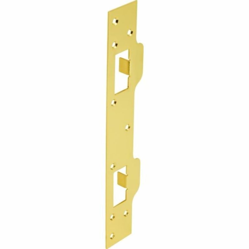 5-1/2″ Double Entry Door Strike Plate Brass