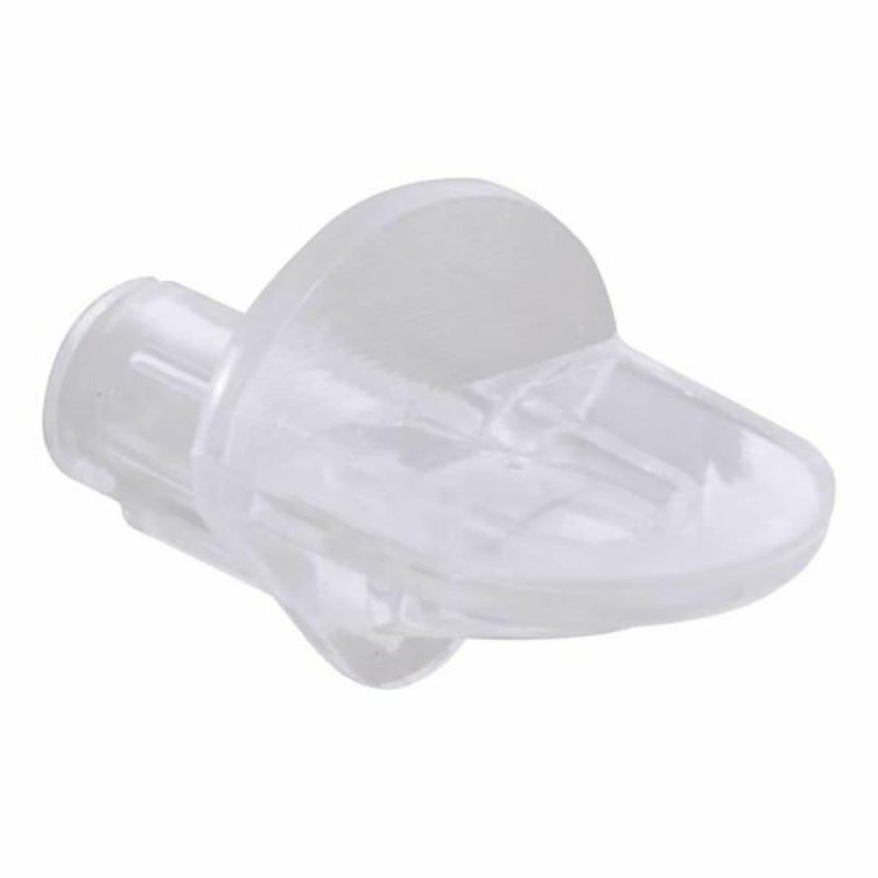 5 Lb. 5mm Clear Plast Shelf Support Pegs Package Of 8