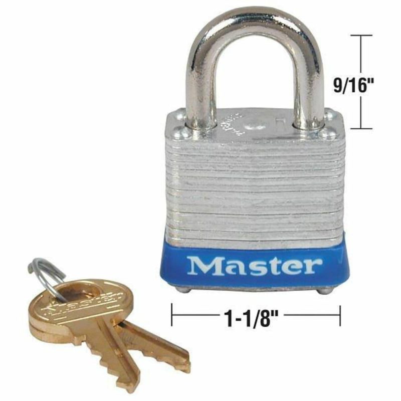 #7 Laminated Steel Padlock, Keyed Alike With Keyway P150