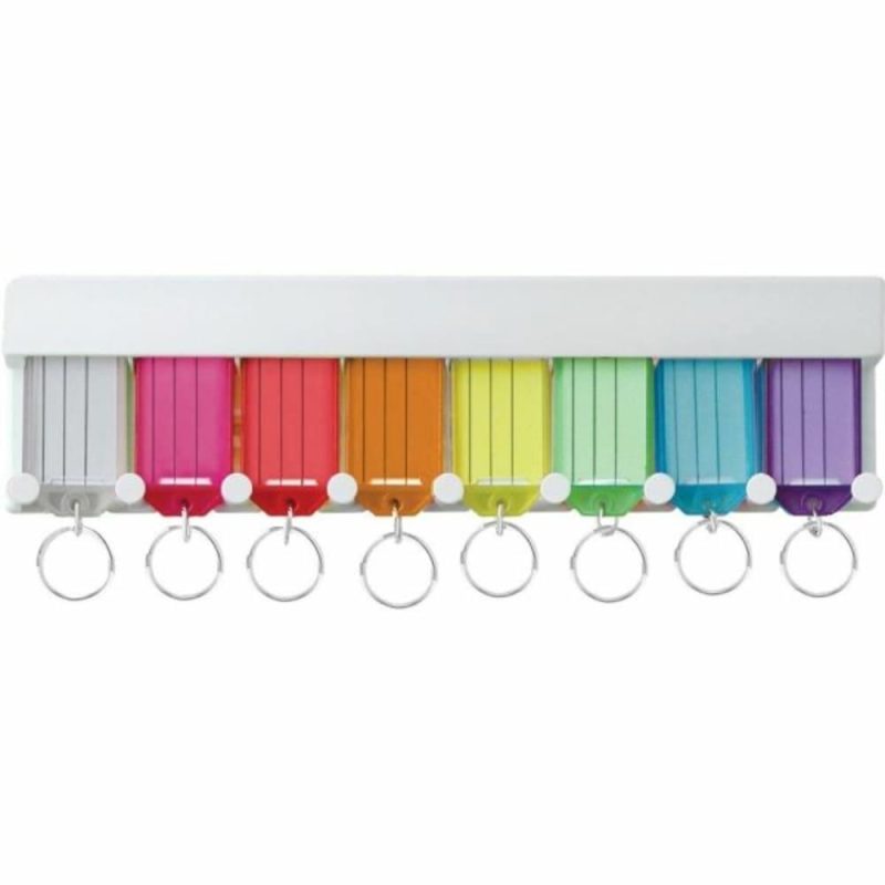 8-Key Rack With Key Tags