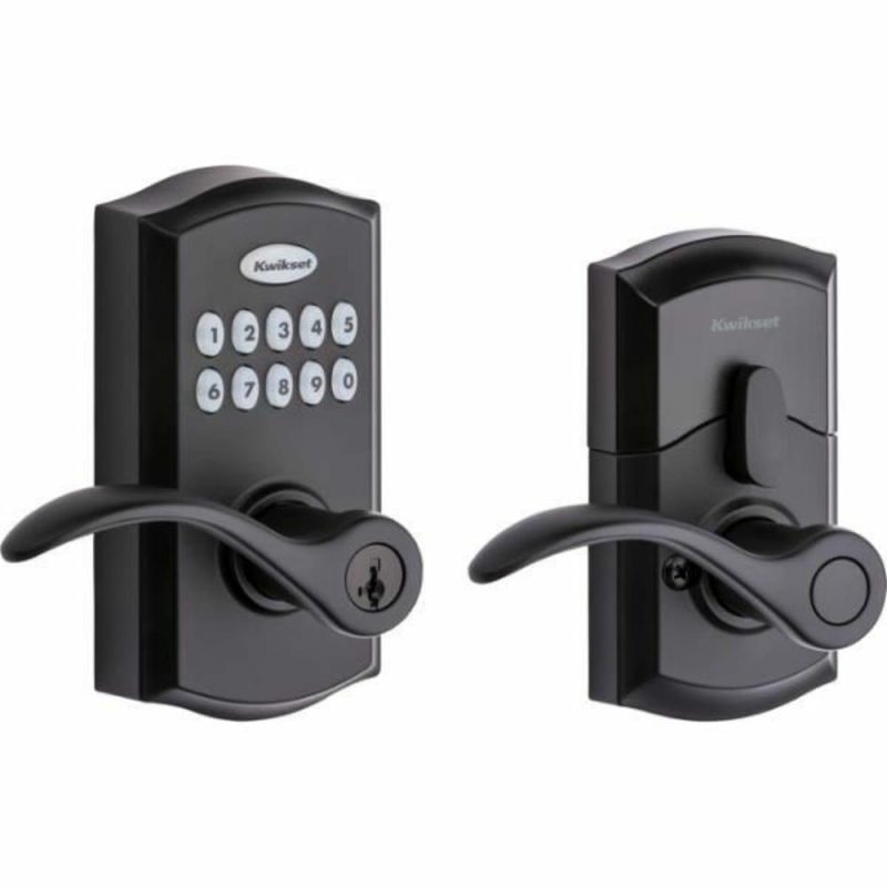 955 Smartcode™ Electronic Lever Smartkey Security™ Iron Black