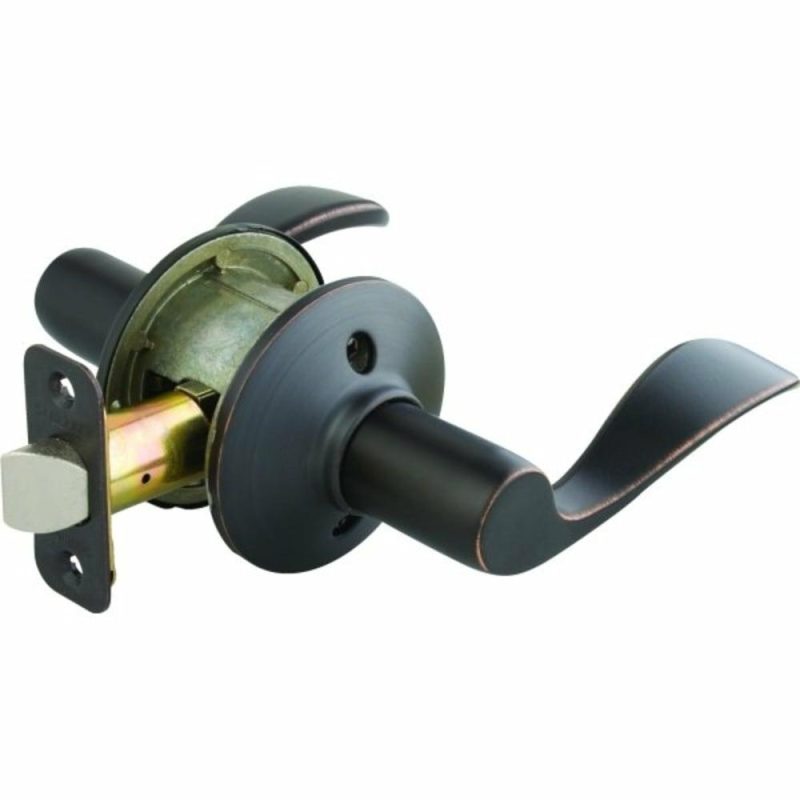 Accent F Series Lever, Passage, Grade Aaa, Metal, Aged Bronze