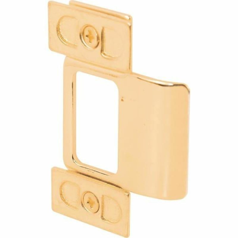 Adjust Dr Strike, Hole Spacing, Stamp Stl, Brass, Package Of 2