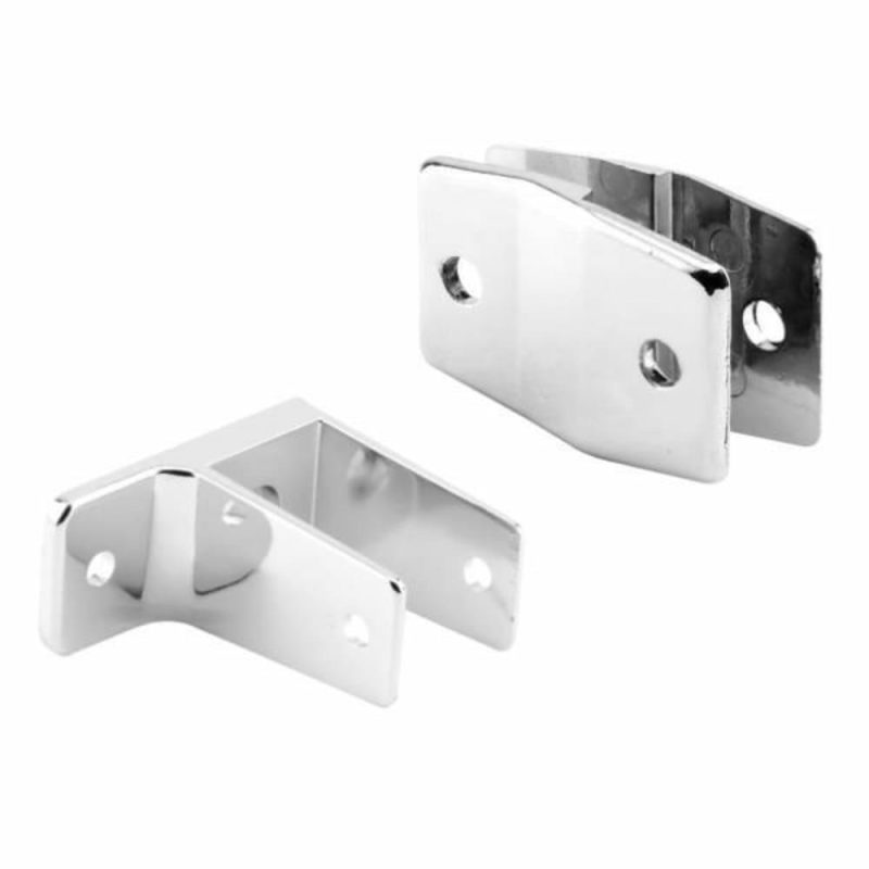 Alcove Bracket Kit, For 1 In. Panels, Zinc Alloy, Chrm , Package Of 4