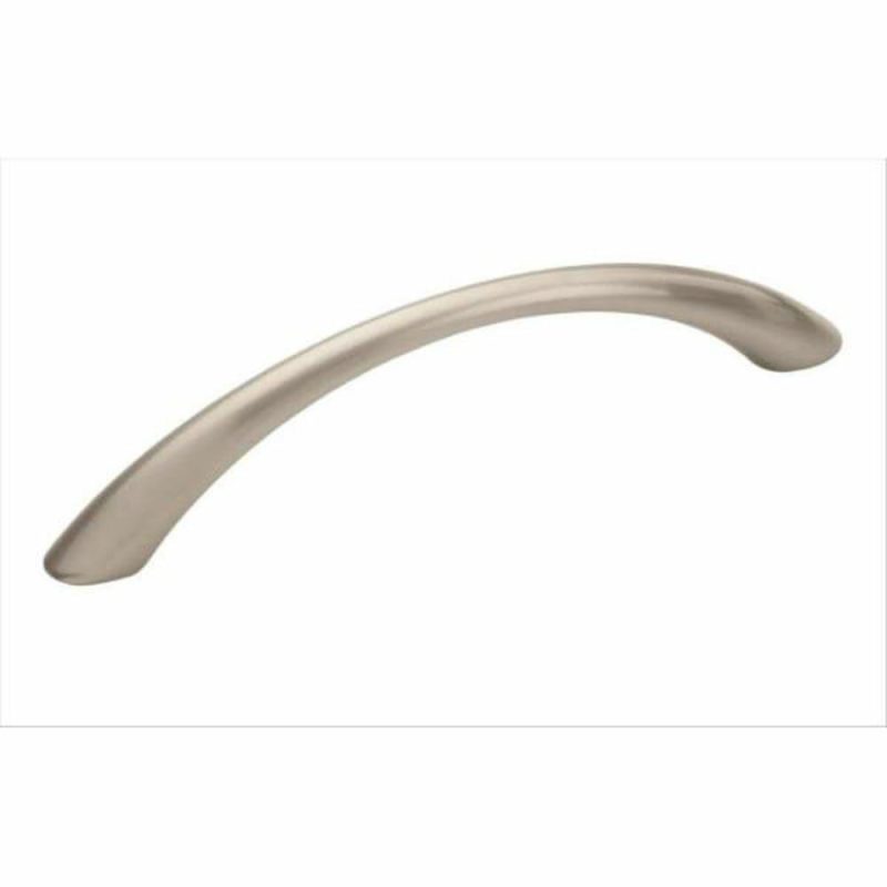 Allison Value 3-3/4 In 96 Mm Satin Nickel Cabinet Pull, Package Of 25