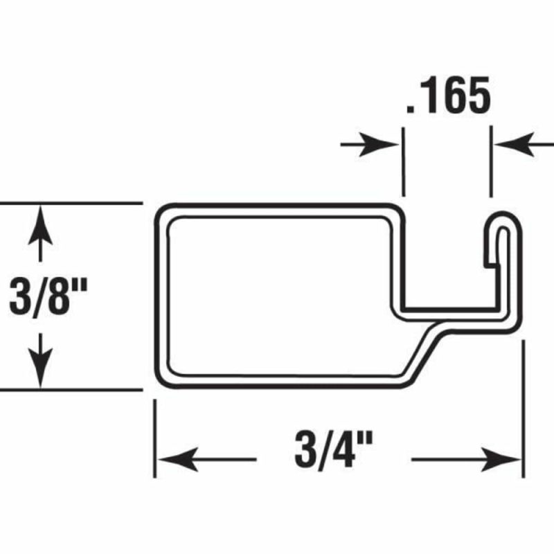 Alum Screen Frame, X X 7., Mill Finish, Package Of 20