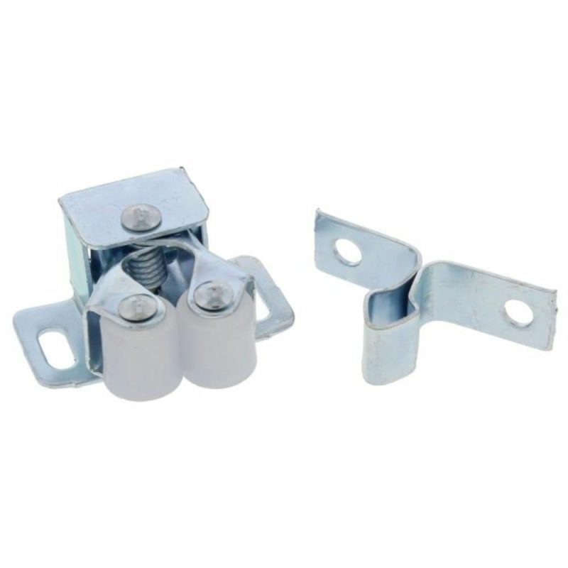 Aluminum Cabinet Double Roller Catch, Package Of 5