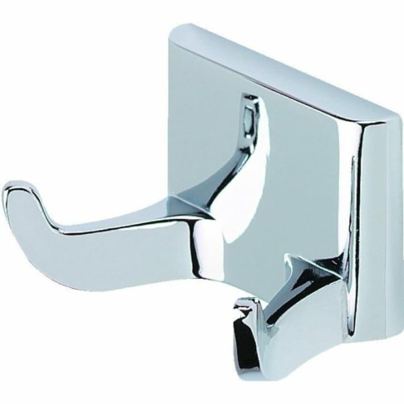 Andes™ Polished Chrome Double Robe Hook