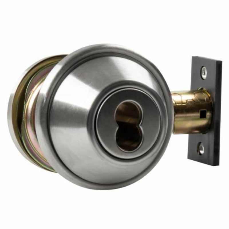 Arrow™ Db Series  Single Cylinder Deadbolt, 2-3/8 -3/4 Backset Stainless Steel