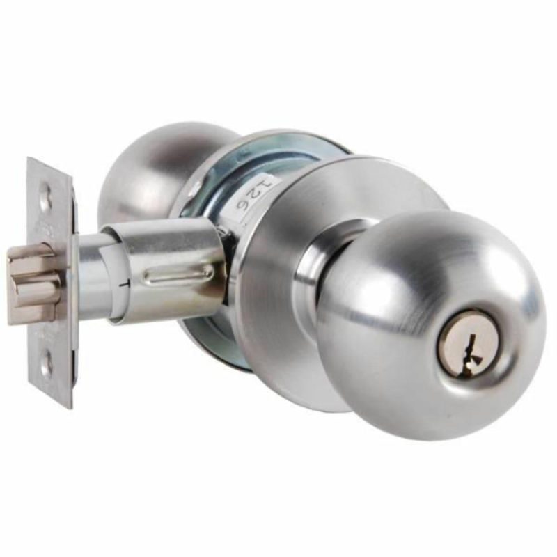 Arrow™ Mk Series  Storeroom Function Cylindrical Lockset, Satin Chrome