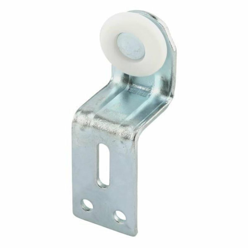 Back Position Top Bypass Closet Door Roller Brackets, Package Of 2