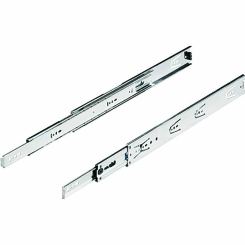 Ball Bearing Full Extension Drawer Slide, 22 Inch, Pack Of 5